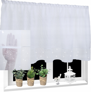 Hotová záclona - Klasický voálový záves 450 cm x 120